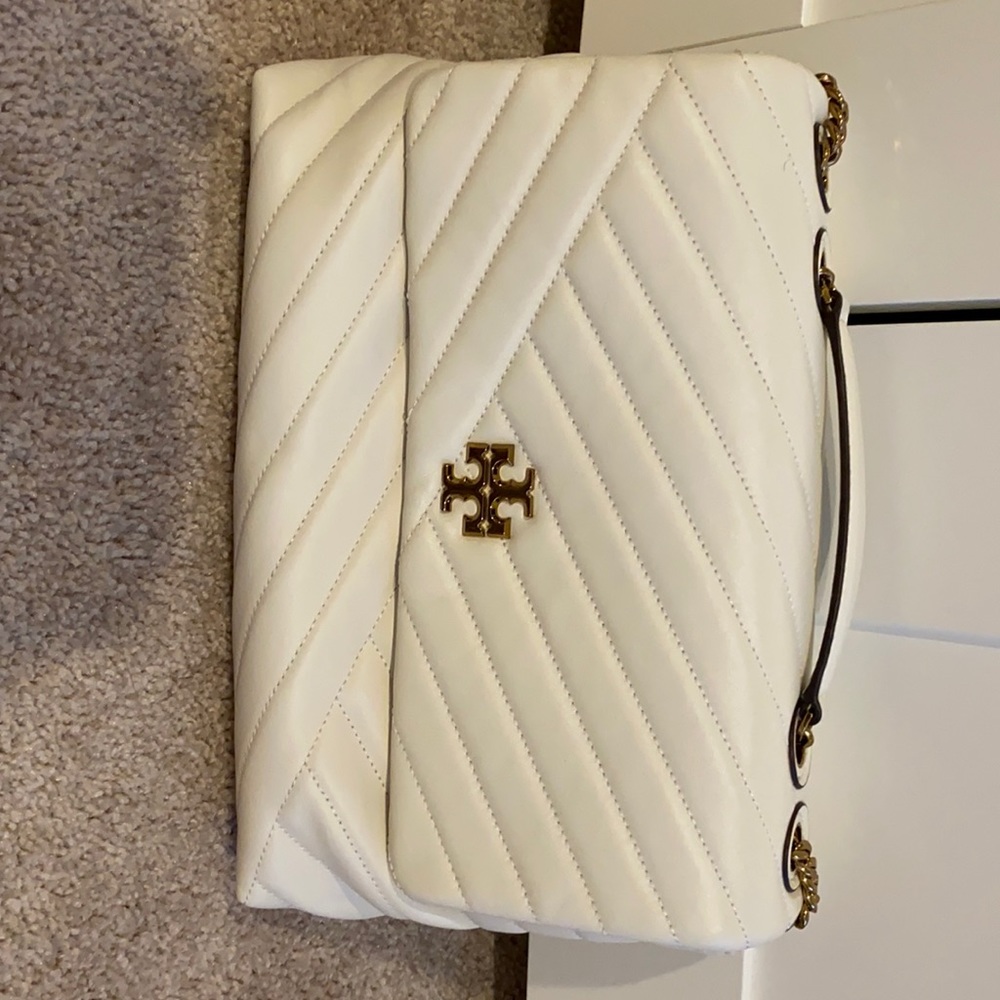 Tory Burch white shoulder bag